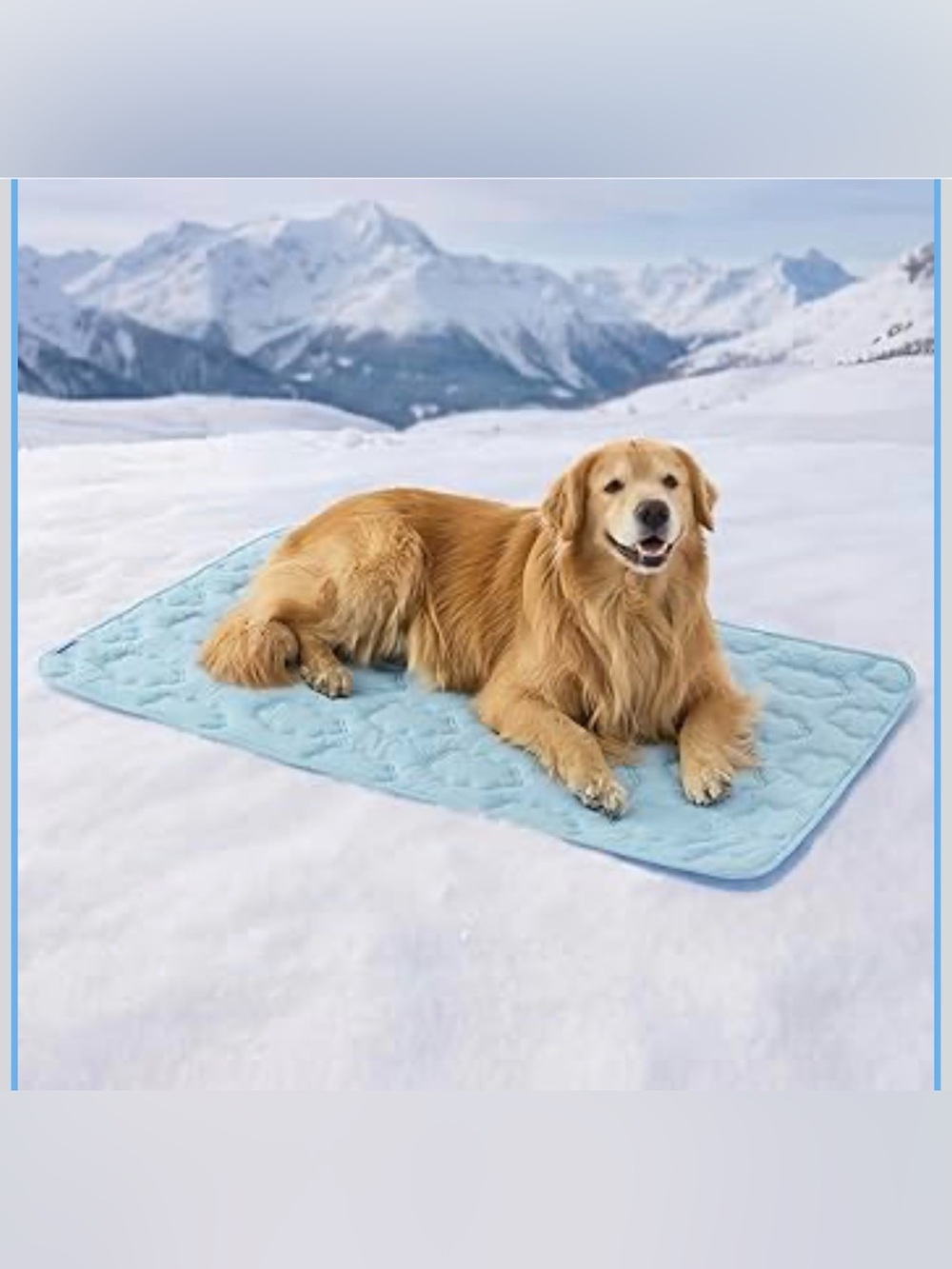 XXL Dog Cooling Mat for Extra Large Dogs QMax>0.5Breathable Thin Cool Crate Pad